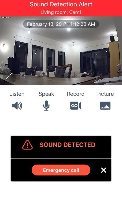 Emergency call notification