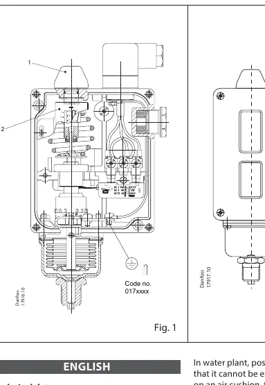 General assembly and connection points of the RT 112W.