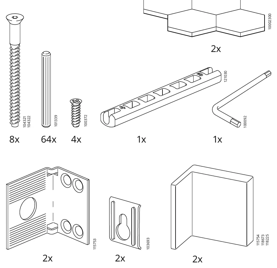 Parts list
