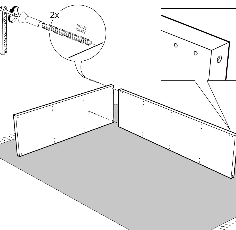 Step 1: Frame assembly