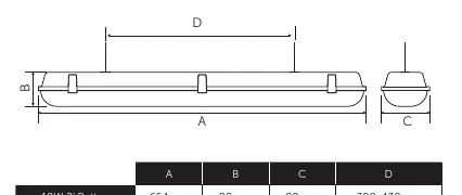 Dura Anti Corrosive Batten dimensions