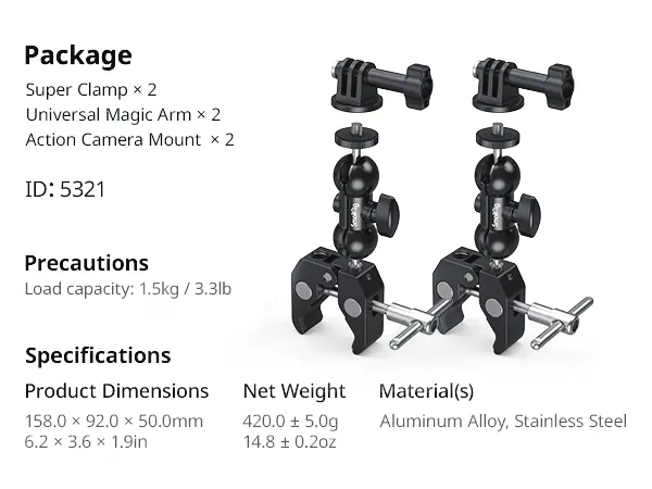 Package contents and load capacity