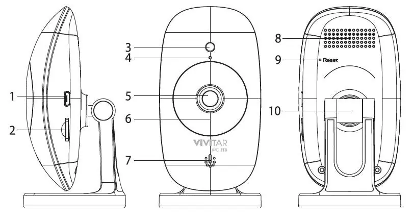 Camera parts diagram