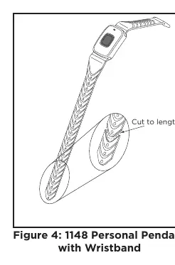 Wristband adjustment