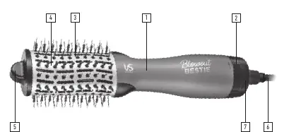 VS Sassoon Blowout Bestie features and components