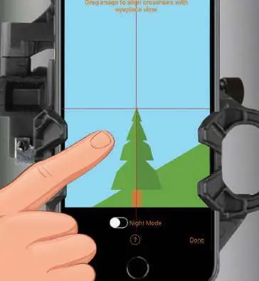 Aligning the phone camera view