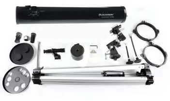 Parts included with the telescope