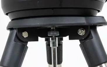 Securing the tripod leg brace