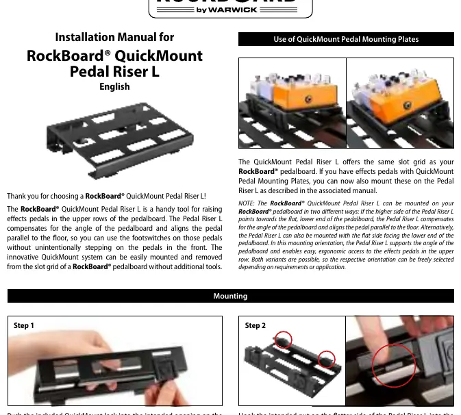 Installation diagram from the manual