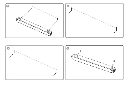 Wall mounting installation steps