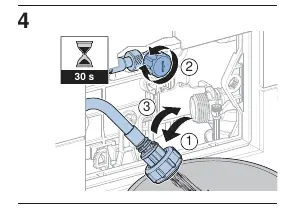 Connecting the water supply