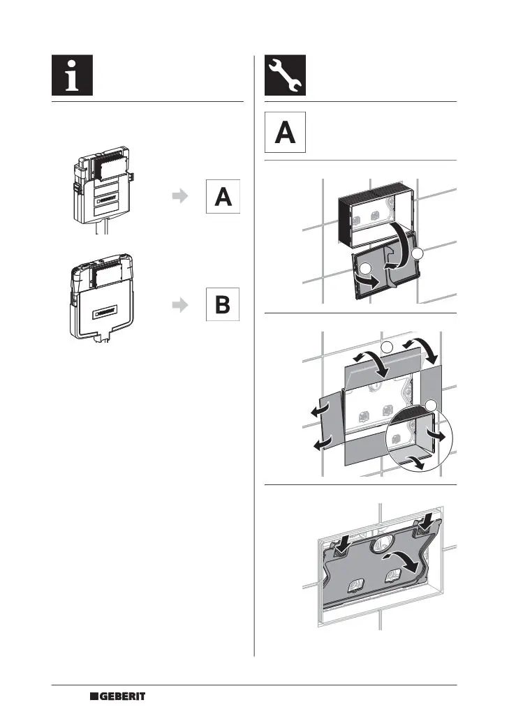 Identification of Sigma 12 cm and Sigma 8 cm installation variants.