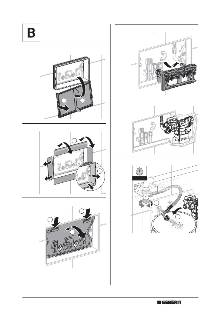 Installation steps for the Sigma 8 cm variant.
