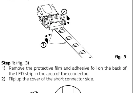 Connector assembly steps 1-3