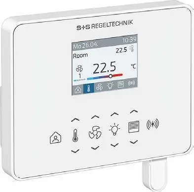 White RYMASKON room control unit interface