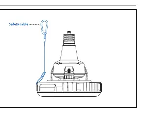 Safety cable attachment.