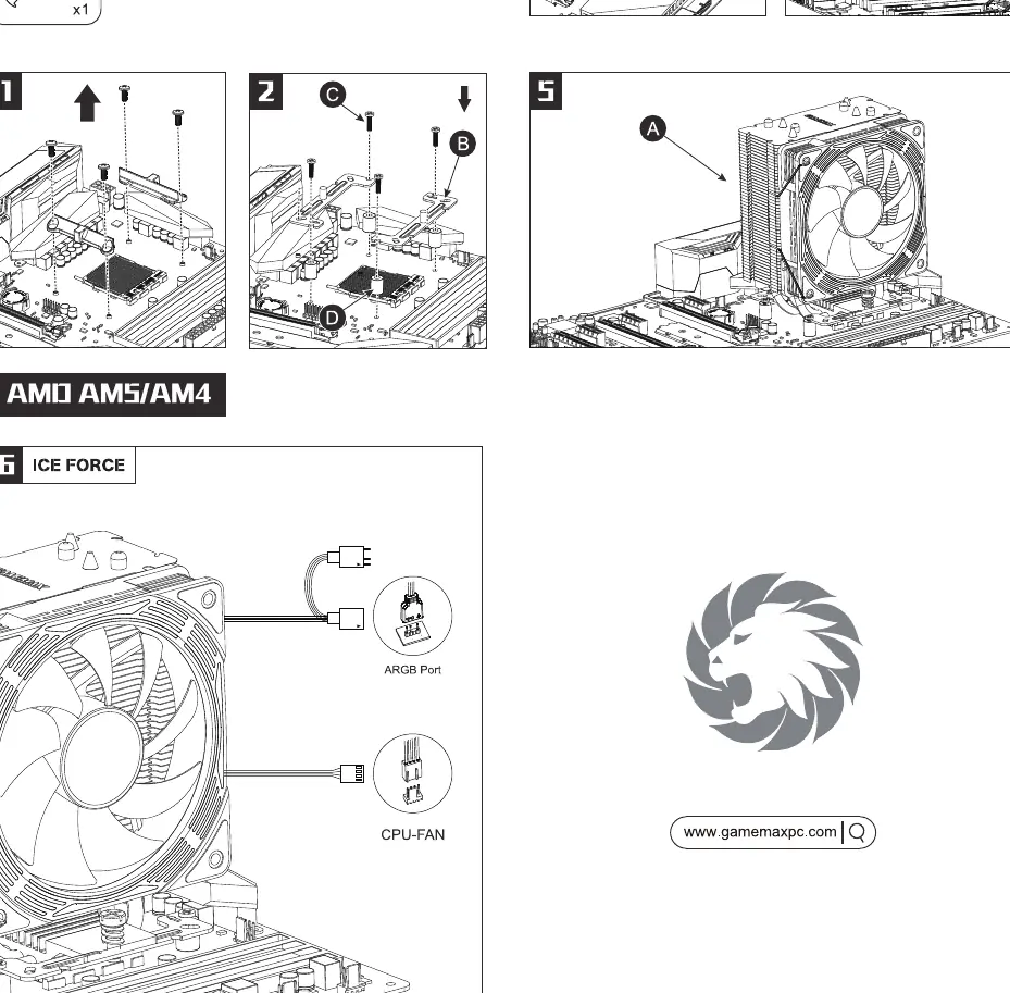 AMD socket installation steps