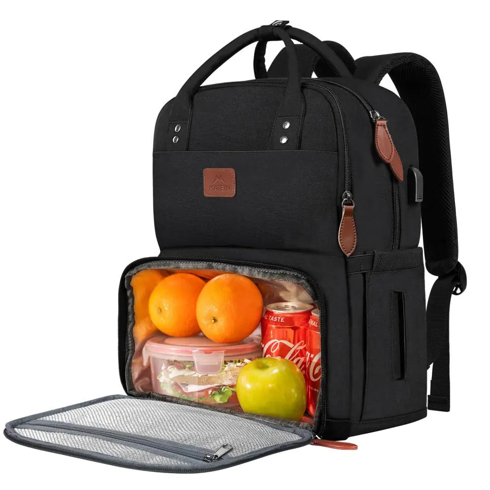 Matein 116201BLK backpack with insulated compartment