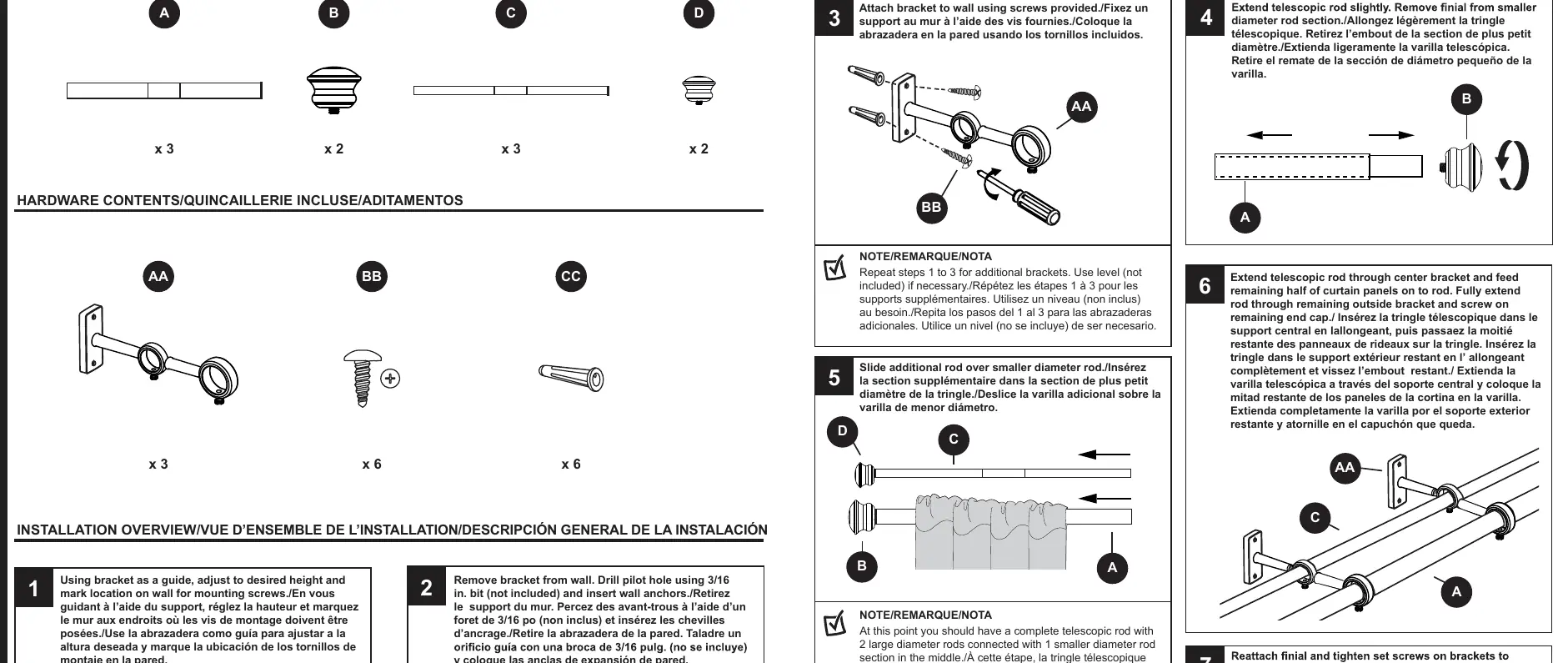 Installation diagram from the manual
