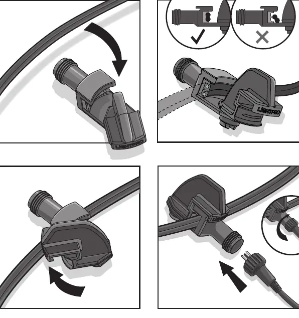 Wiring and connector installation
