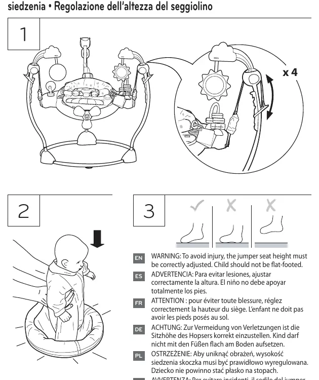 Seat height adjustment