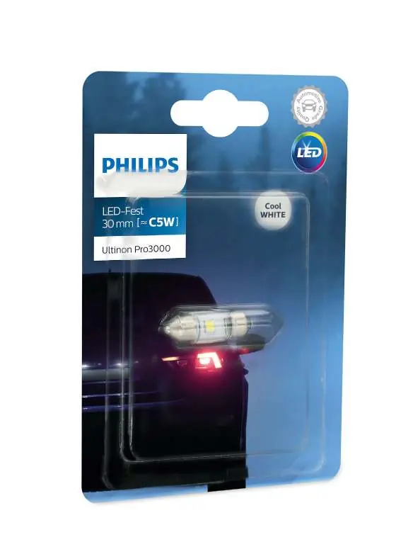 Philips Ultinon Pro3000 SI LED bulb packaging