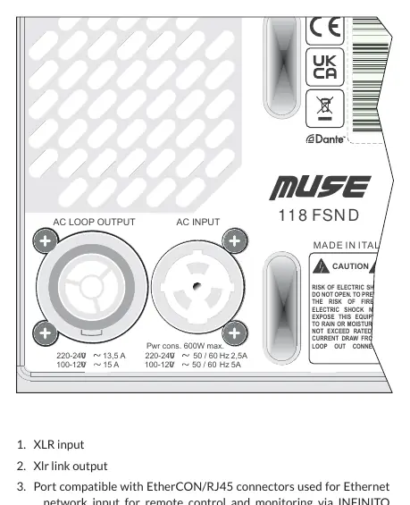 Connection panel layout
