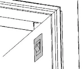 Internal light switch location