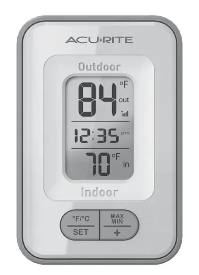 Display unit and outdoor sensor features
