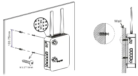 Wall-mounting instructions