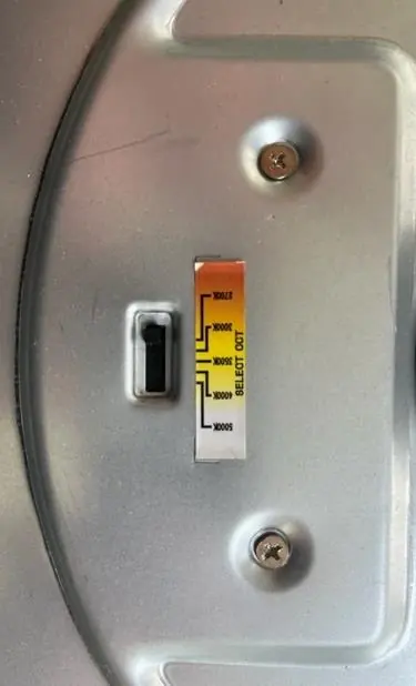 Color temperature selection switch