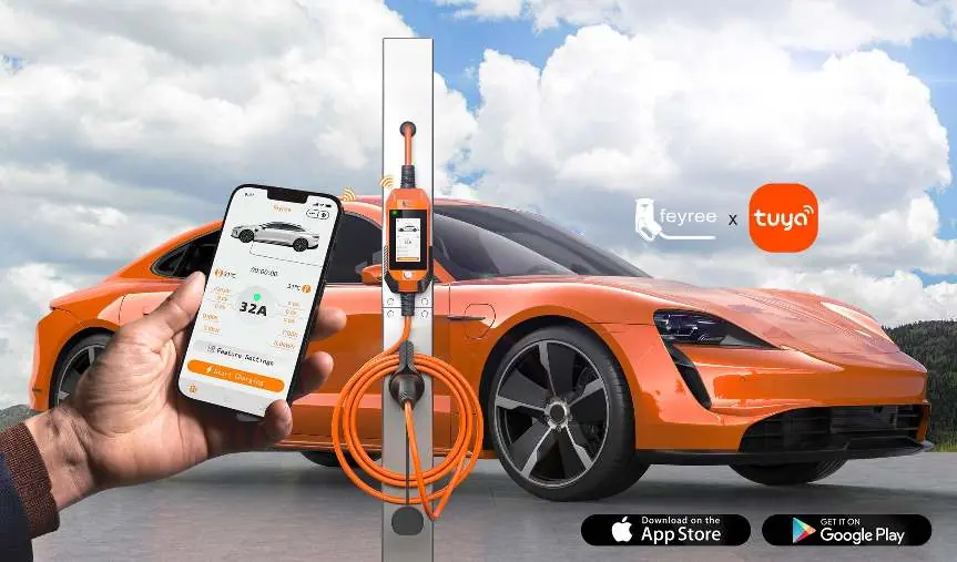 Feyree 11KW Portable EV Charger overview