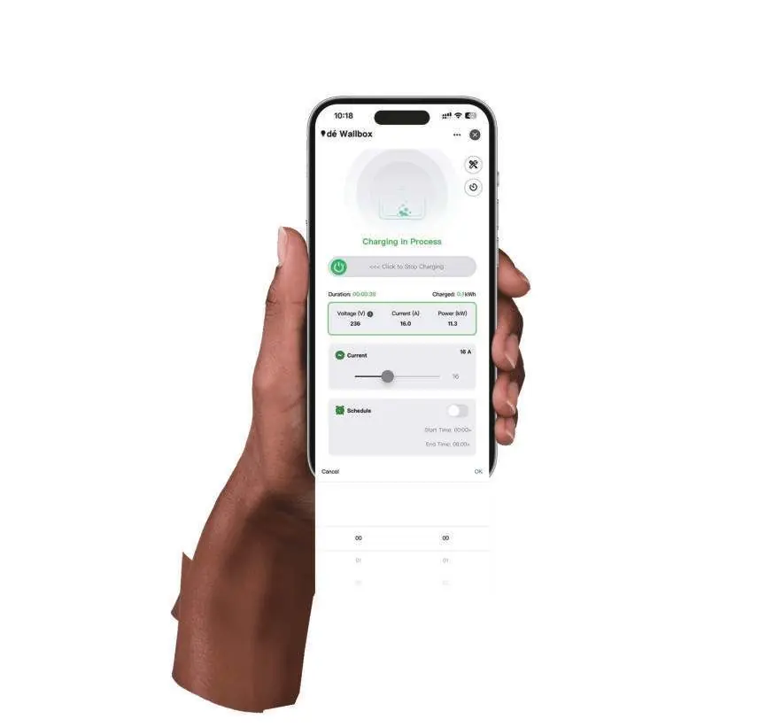 App interface for device management