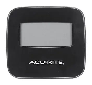 Front view of the AcuRite digital thermometer display unit.