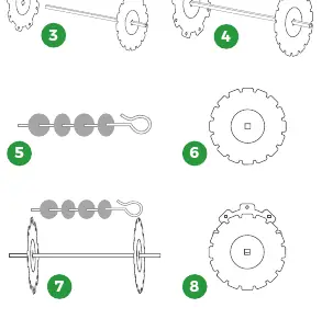 Kebab skewer assembly