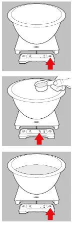 Zeroing and Add & Weigh operation sequence