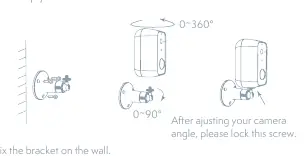 Bracket (B) installation steps