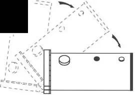 Rotate the component into the required position.