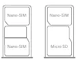SIM card tray configuration