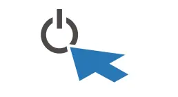 Power button location