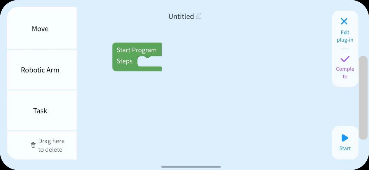 Block coding interface