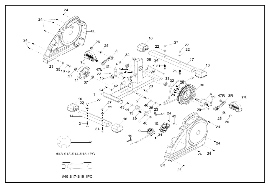 Exploded Diagram of the unit