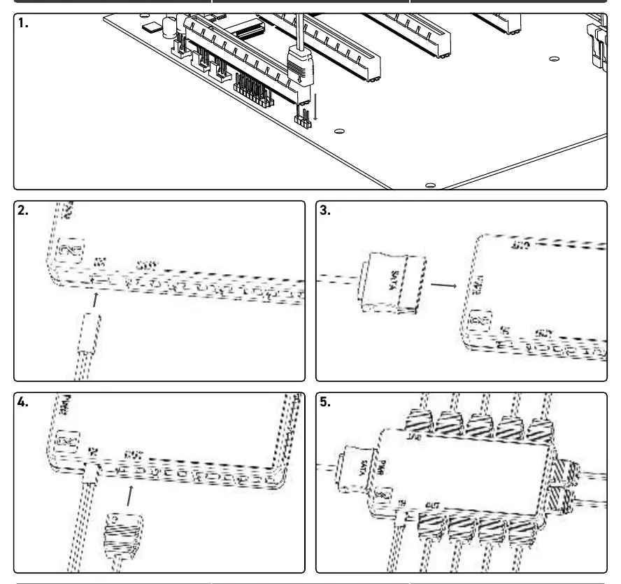 Wiring diagram for the controller