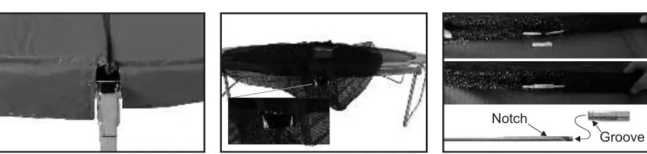 Enclosure net and rod assembly
