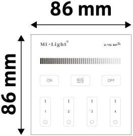 Check the dimensions of the touch panel