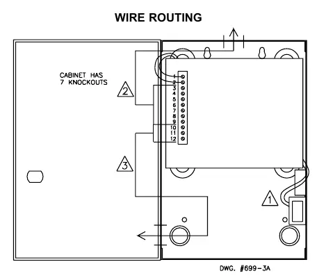 Wire routing instructions