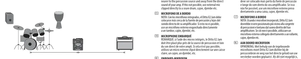 Onboard microphone placement
