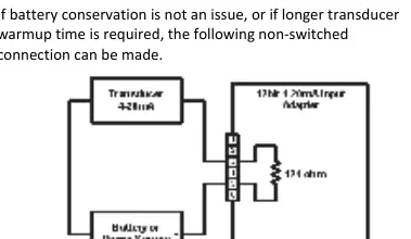 Non-switched connection diagram.