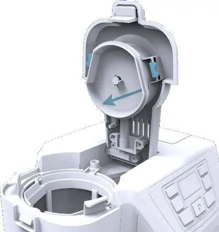 Grinder and showerhead assembly