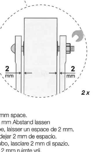 Fork installation warning